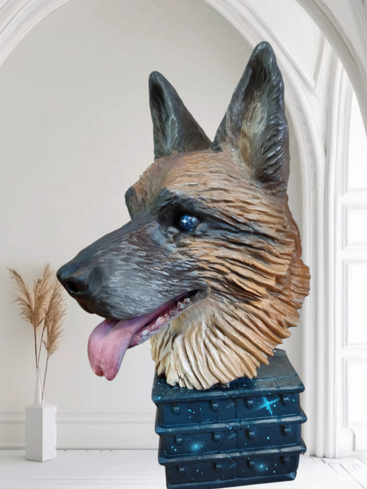 German Shepherd Urn