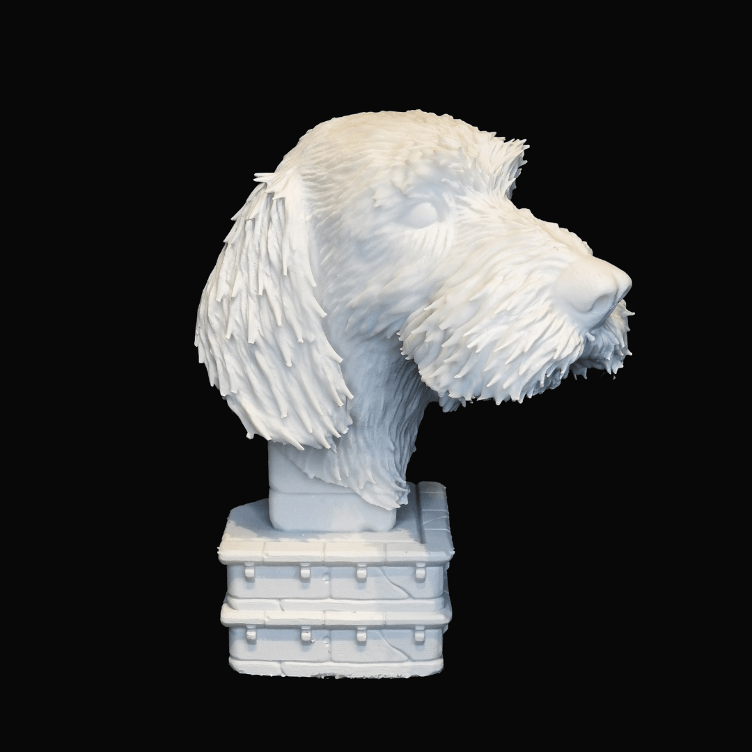 Long Haired Dachshund Urn