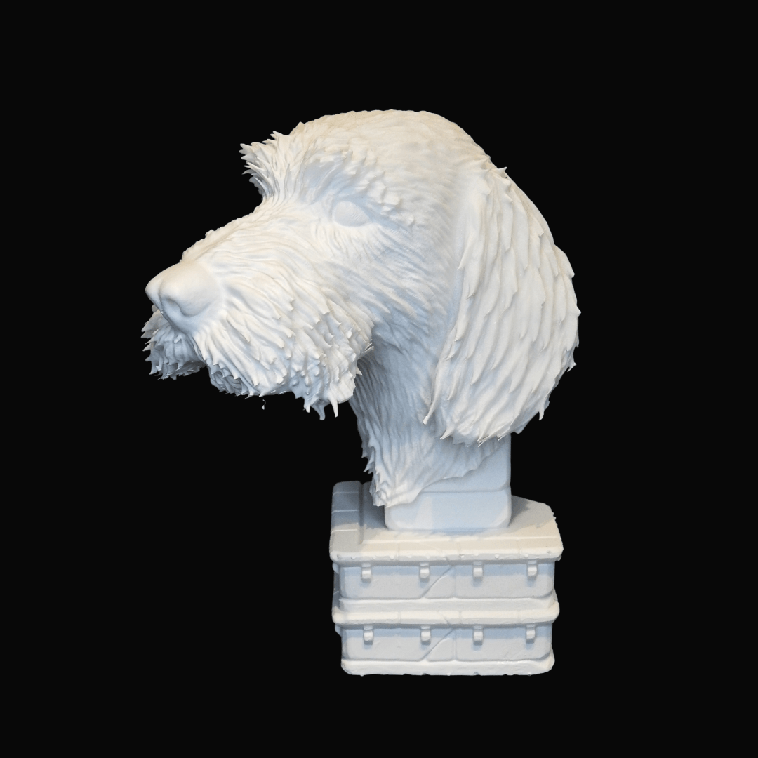 Long Haired Dachshund Urn